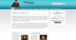 Desktop Screenshot of furcare.org